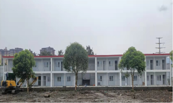 上海建工一建集團(tuán) 都江堰南山府工地項(xiàng)目外觀(guān)整體圖